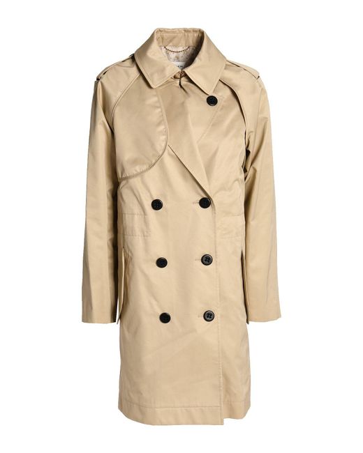 COACH Synthetic Overcoat in Beige (Natural) - Lyst