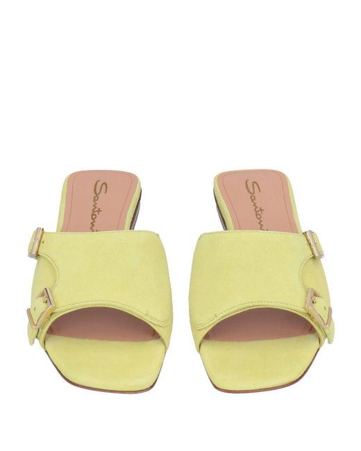Santoni Yellow Sandals