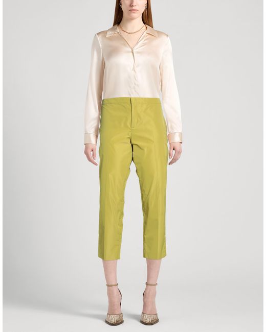 Emilio Pucci Yellow Pants Polyester