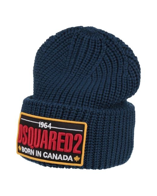 DSquared² Blue Hat for men