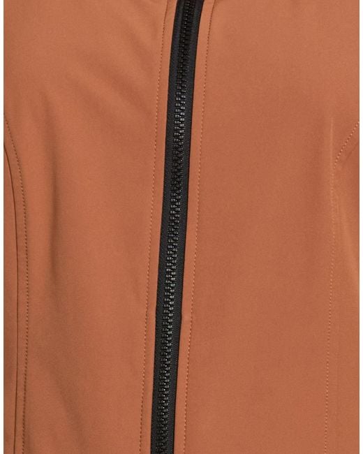 Peuterey Brown Jacket Polyester, Elastane