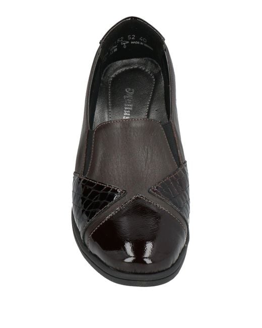 Melluso Gray Dark Loafers Leather