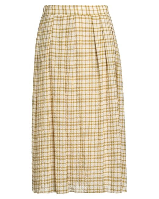 Pomandère Natural Midi Skirts