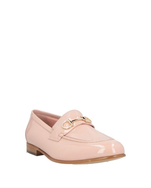 Ferragamo Pink Loafers Leather