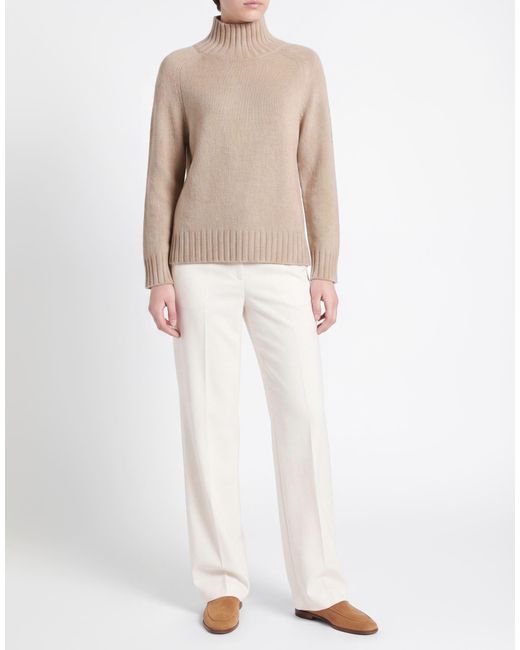Purotatto Natural Turtleneck Cashmere