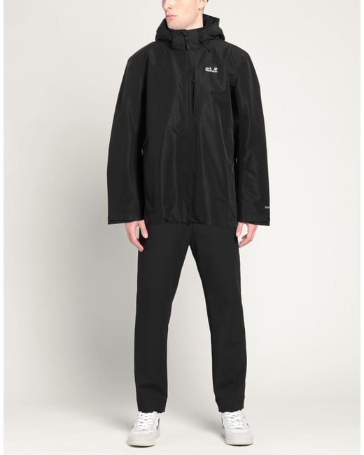 Jack Wolfskin Black Jacket Polyester for men