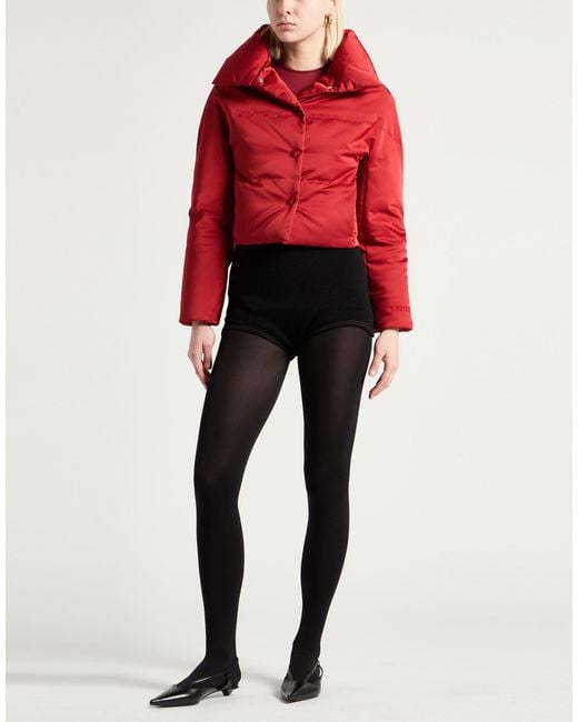 Lanvin Red Puffer Polyester