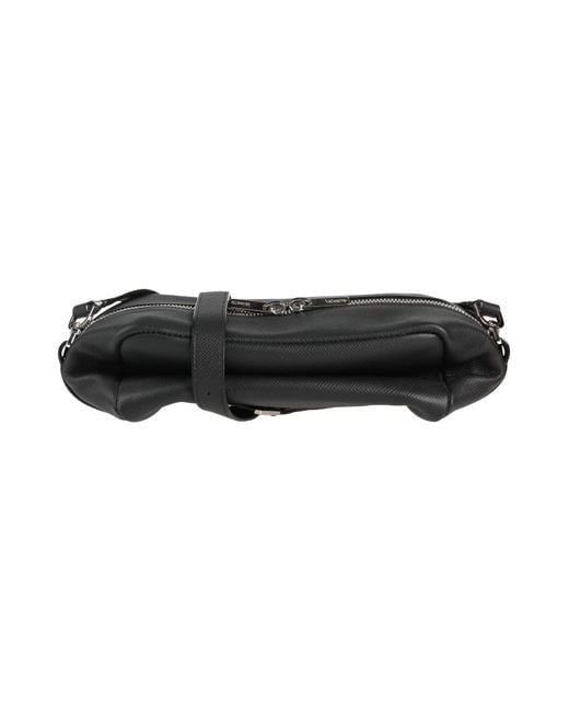 Valextra Black Cross-Body Bag Calfskin