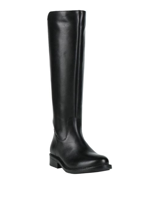 Melluso Walk Black Boot Leather