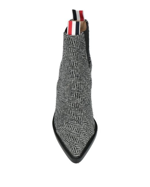 Thom Browne Black Ankle Boots