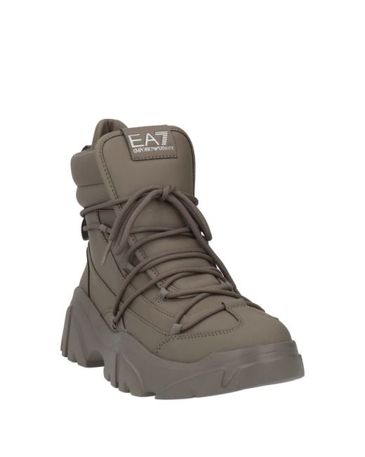 EA7 Brown Stiefelette