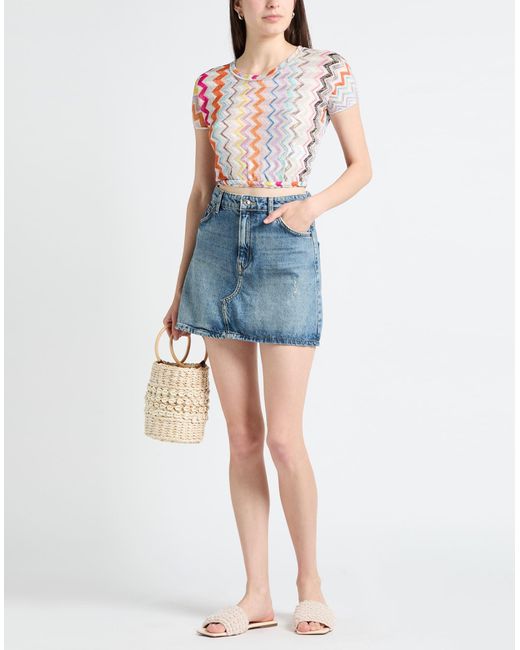 Missoni White Top Viscose, Polyester, Metallic Fiber