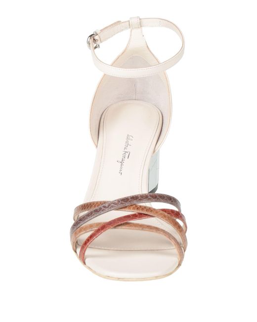 Ferragamo Natural Sandals