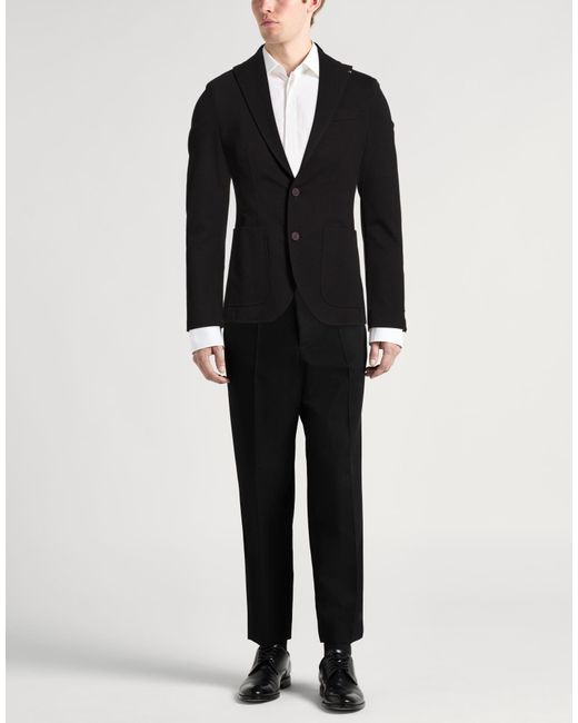 Manuel Ritz Black Blazers for men