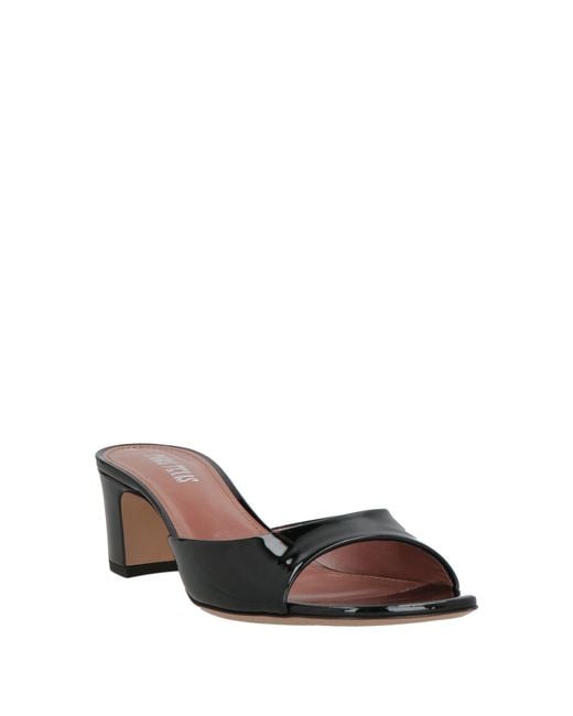 Paris Texas Black Sandals