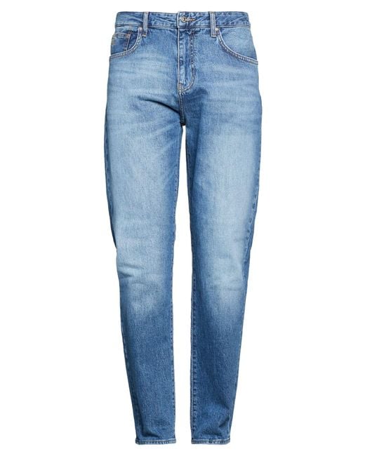 ARMANI EXCHANGE Blue Jeans Cotton, Elastane for men