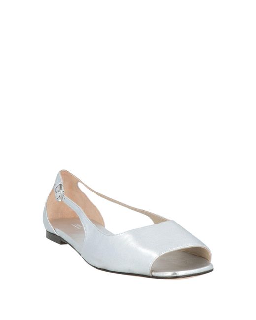 A.P.C. White Ballet Flats