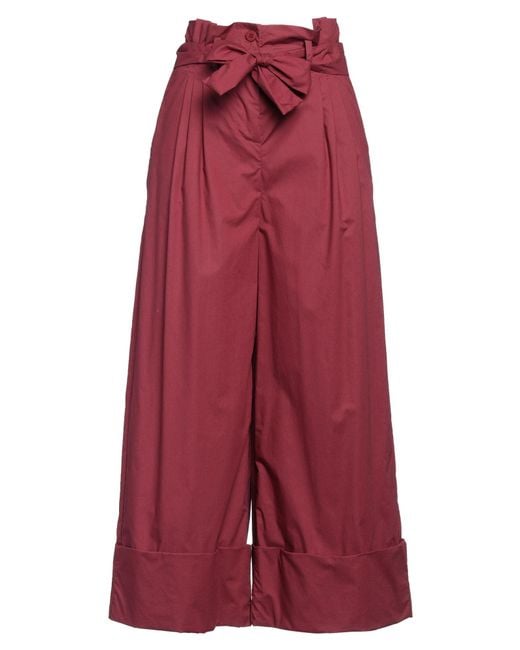 Pantalone di Caractere in Red