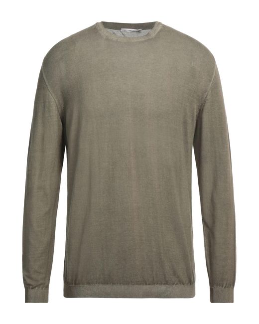 Grey Daniele Alessandrini Green Sweater for men