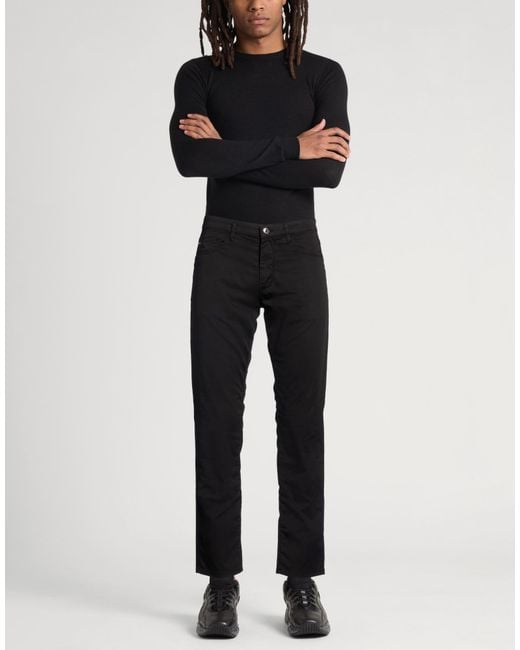 Harmont & Blaine Black Trouser for men