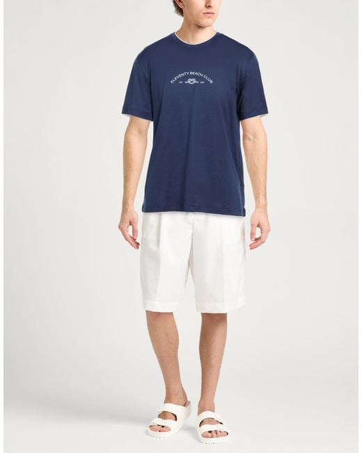 Eleventy Blue T-Shirts for men