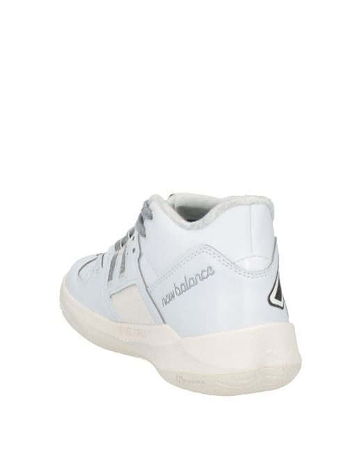 New Balance White Sneakers Textile Fibers