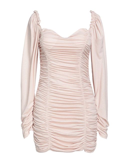 Robe courte ACTUALEE en coloris Pink