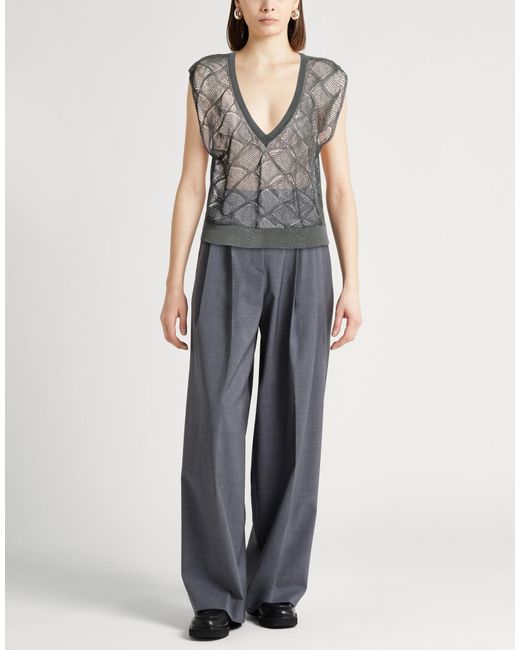 Daniele Fiesoli Gray Sweaters