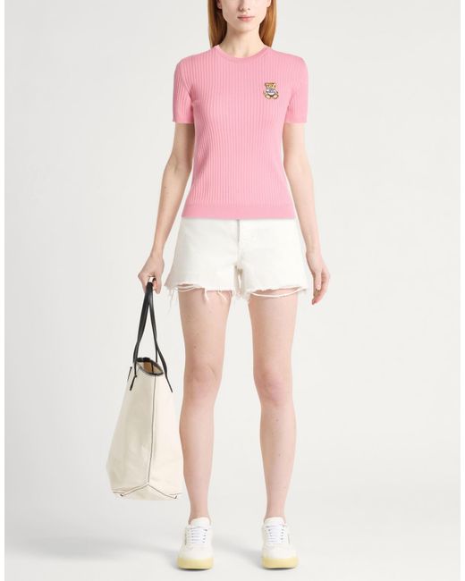 Moschino Pink Sweater Virgin Wool