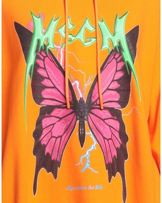 MSGM Orange Sweatshirt