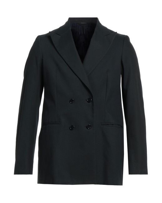 Mp Massimo Piombo Black Suit Jacket for men