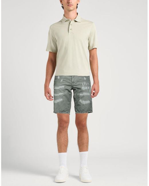 Jacob Cohen Gray Premium Denim Shorts Cotton for men