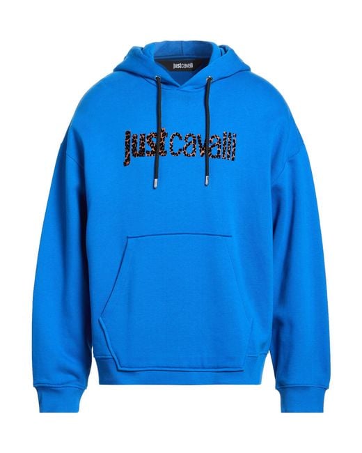 Just Cavalli Blue Sweatshirt for men