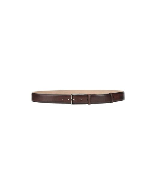 Doucal's White Belt Soft Leather for men