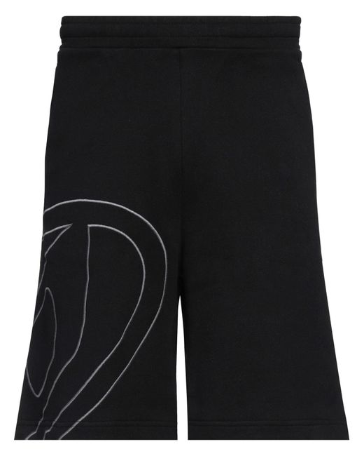 DIESEL Black Shorts & Bermuda Shorts for men