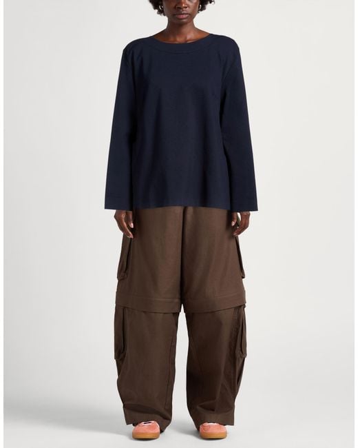 MEIMEIJ Blue Sweatshirt Viscose, Polyamide, Elastane