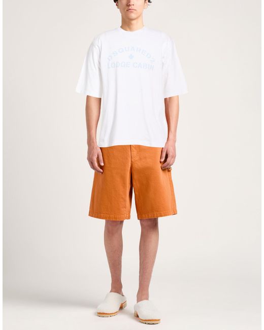 DSquared² White T-Shirt Cotton for men