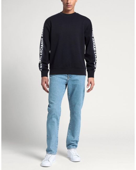 ARMANI EXCHANGE Blue Sweatshirt for men
