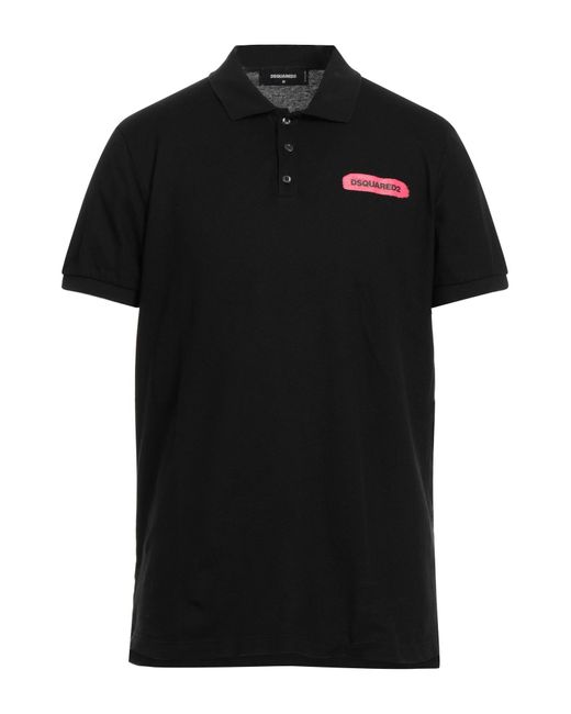 DSquared² Black Polo Shirt for men