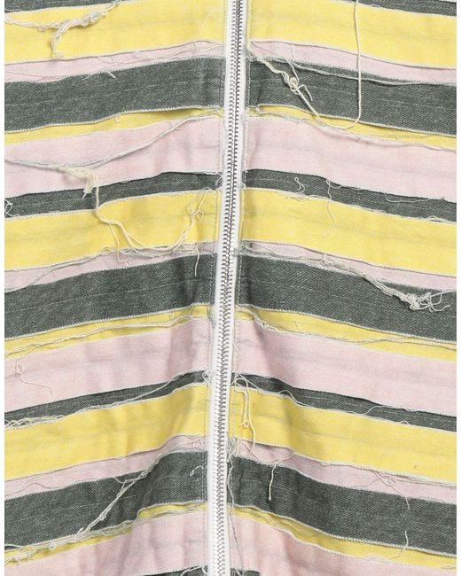 Khrisjoy Yellow Denim Outerwear Cotton, Polyester, Polyamide, Elastane for men