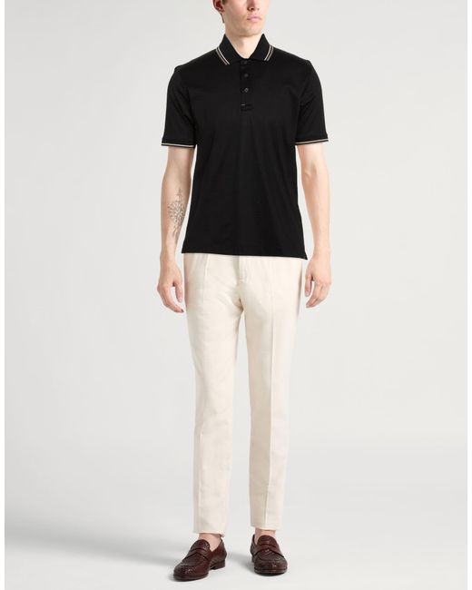 Paul & Shark Black Polo Shirt for men