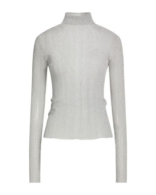 DES_PHEMMES Gray Rollkragenpullover
