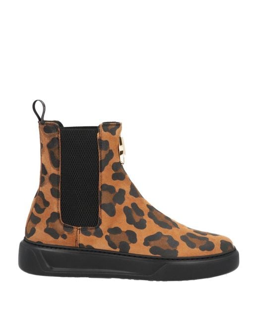 Roberto Cavalli Brown Stiefelette