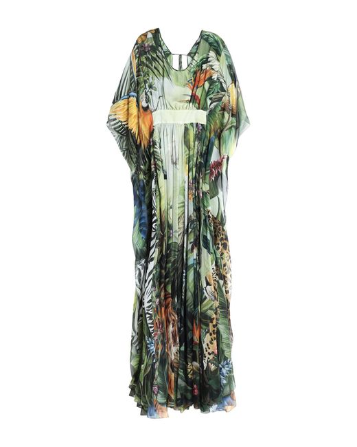 Dolce & Gabbana Green Maxi Dress