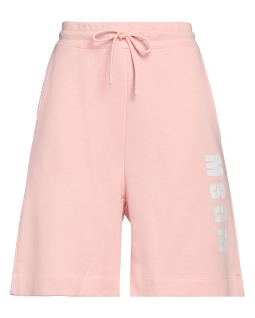 MSGM Pink Shorts & Bermuda Shorts
