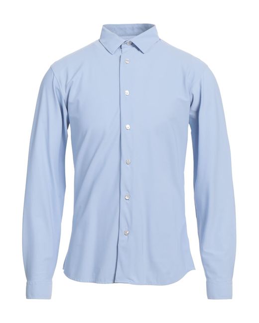 Hydrogen Blue Light Shirt Polyamide, Elastane for men
