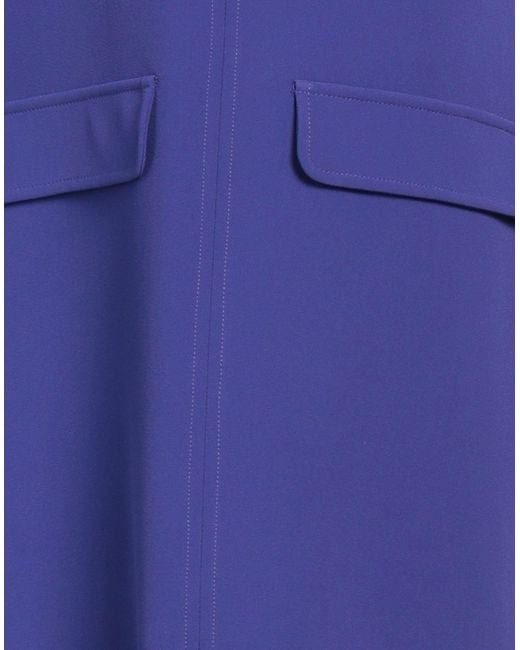 MEIMEIJ Blue Mini Dress Polyester, Elastane