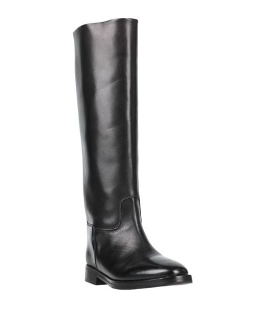 Eleventy Black Boot Soft Leather