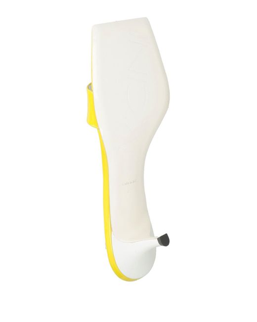 Vicini Yellow Sandals Leather