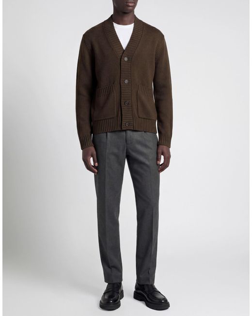 Paolo Pecora Brown Cardigan for men
